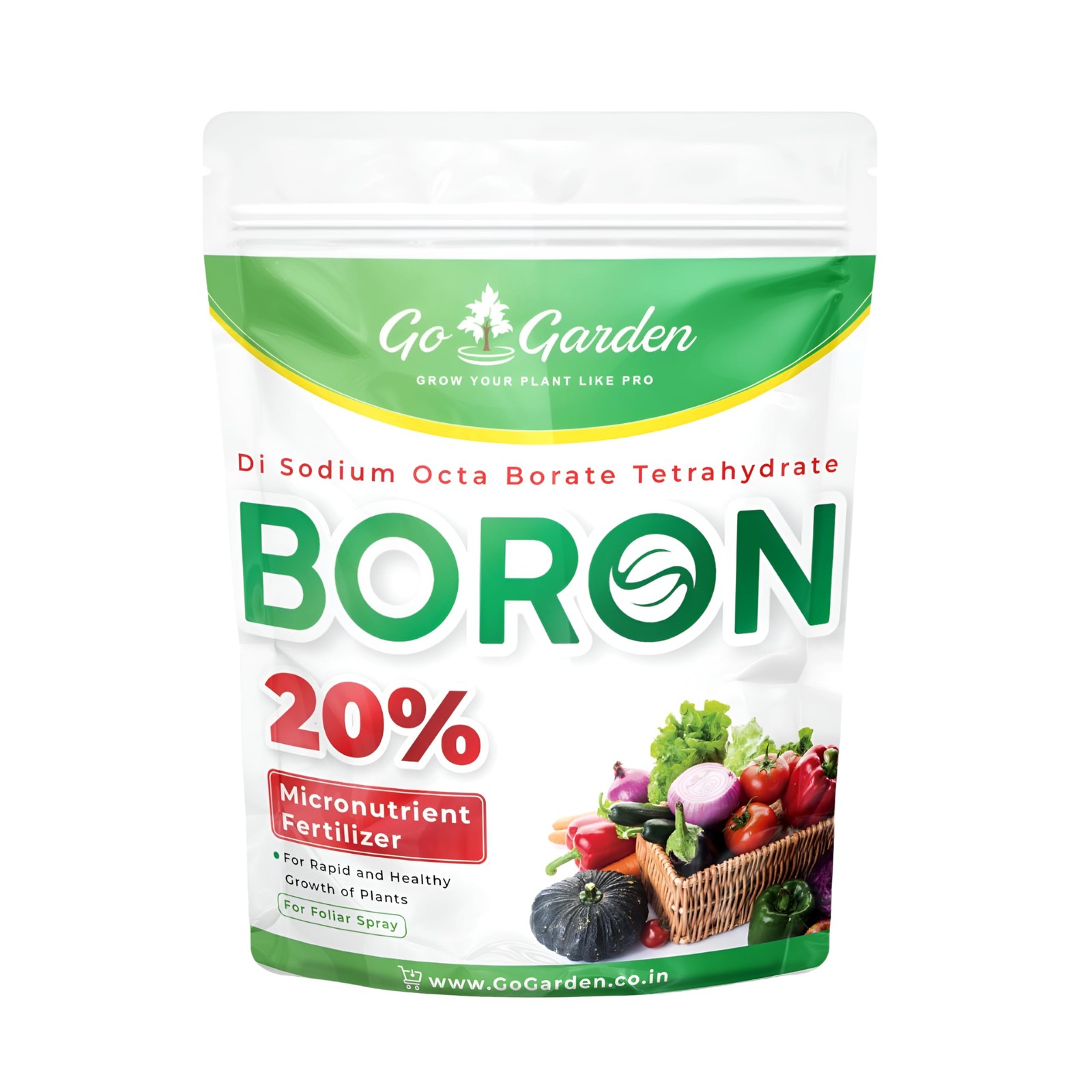 Boron 20% Micronutrient Fertilizer – Boosts Vegetable Growth, 250g Powder Fer…