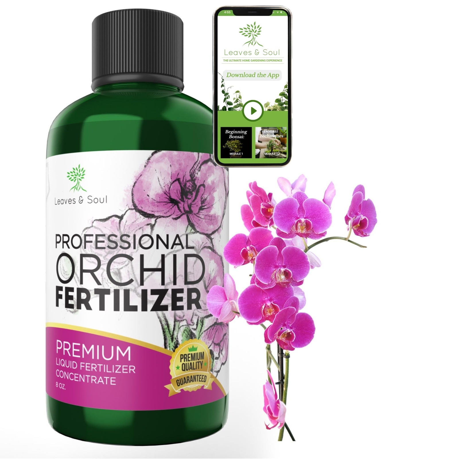 Professional Liquid Indoor Orchid Fertilizer | 3-1-2 Concentrate for Plants a…