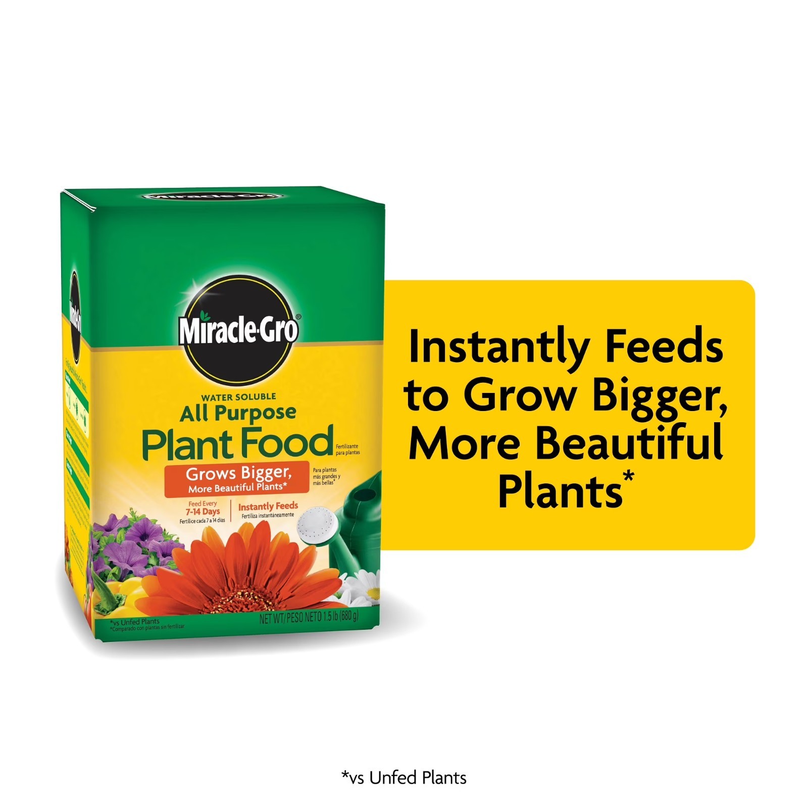 Miracle Gro Water Soluble All Purpose Plant Food for All Indoor or Outdoor Plan
