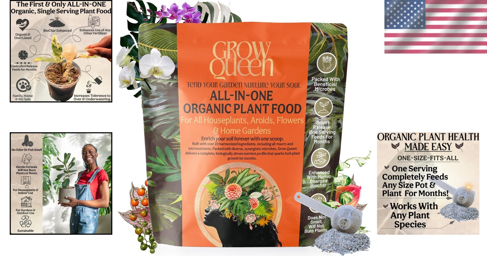 Sustainable All Natural Plant Food, 75 Formulated Servings