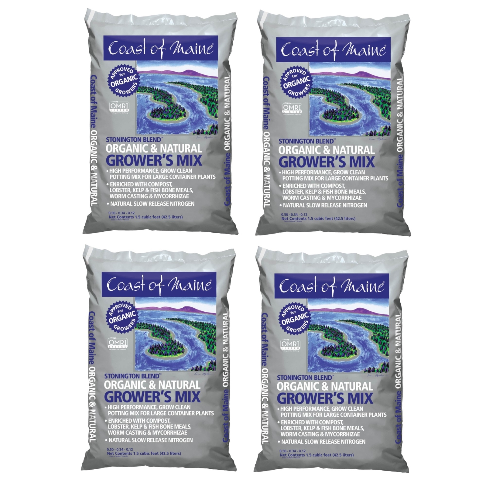 Coast of Maine STB Stonington Blend Organic Grower’s Mix, 1.5 cu ft