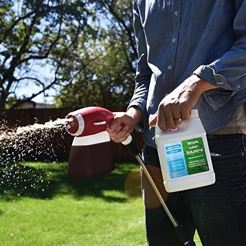 16-4-8 Liquid Lawn Fertilizer Concentrate – Spring & Summer Grass Food, Fish & K