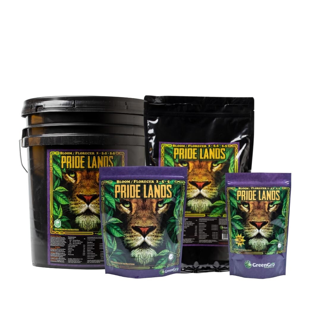 Pride Lands Premium Organic Bloom Fertilizer with NO Fillers, Bigger Buds, Fl…