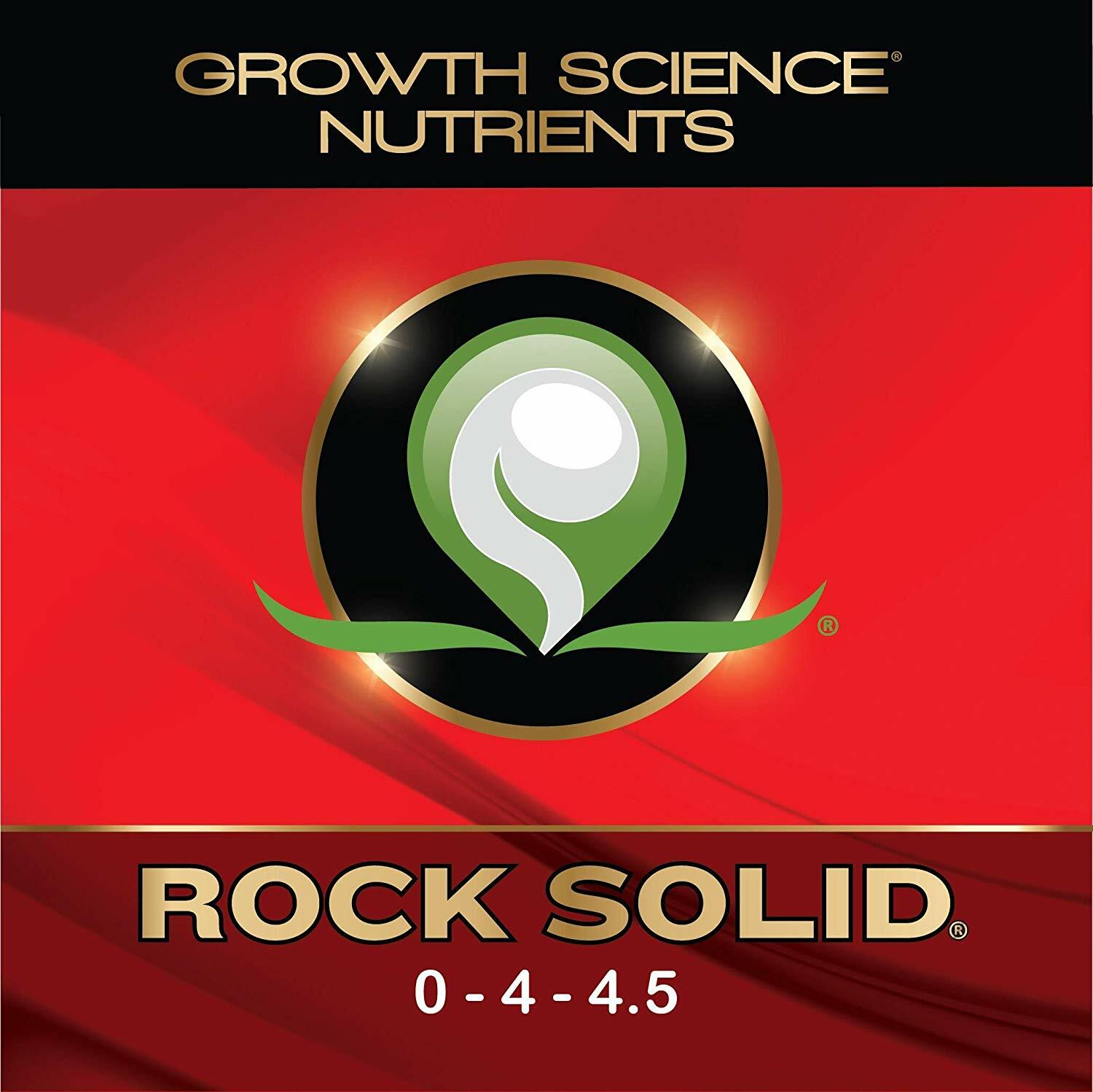 Growth Science Nutrients – Rock Solid (0-4-4.5) : Bloom Booster
