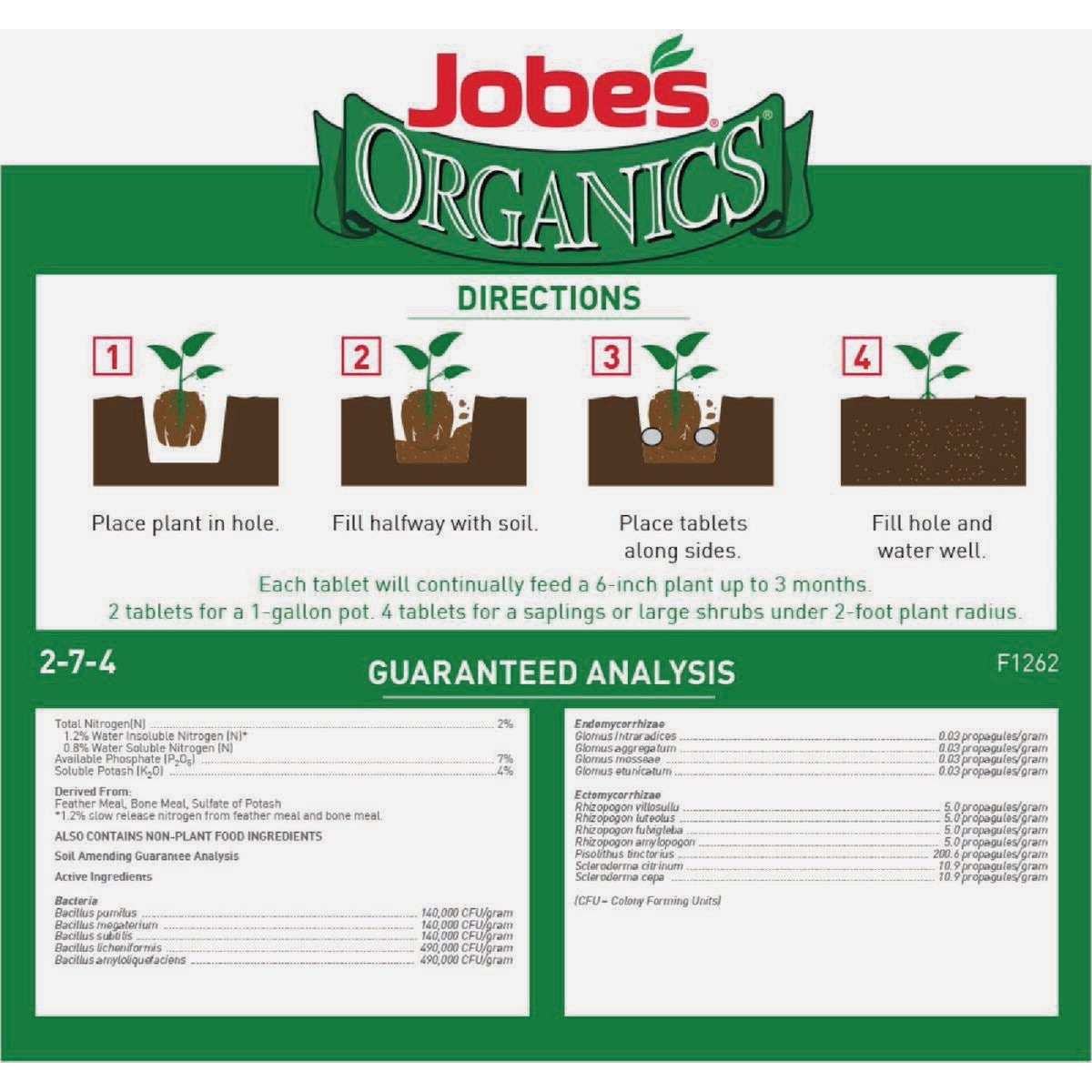 Jobe’s Organics Fast Start Planting Tablets (20-Pack) 07920NA Jobe’s 07920NA