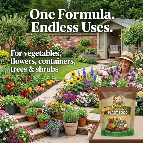 Organic 9-3-3 Plant Food Fertilizer, 4 lb – Higher Nitrogen for Faster Growth