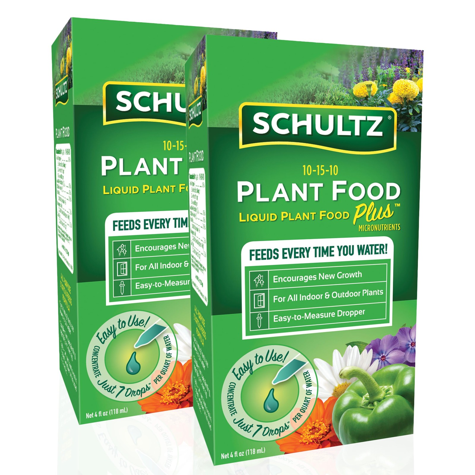 Schultz All Purpose 10-15-10 Plant Food Plus, 4-Ounce [2- Pack] (2 Pack (2 Co…