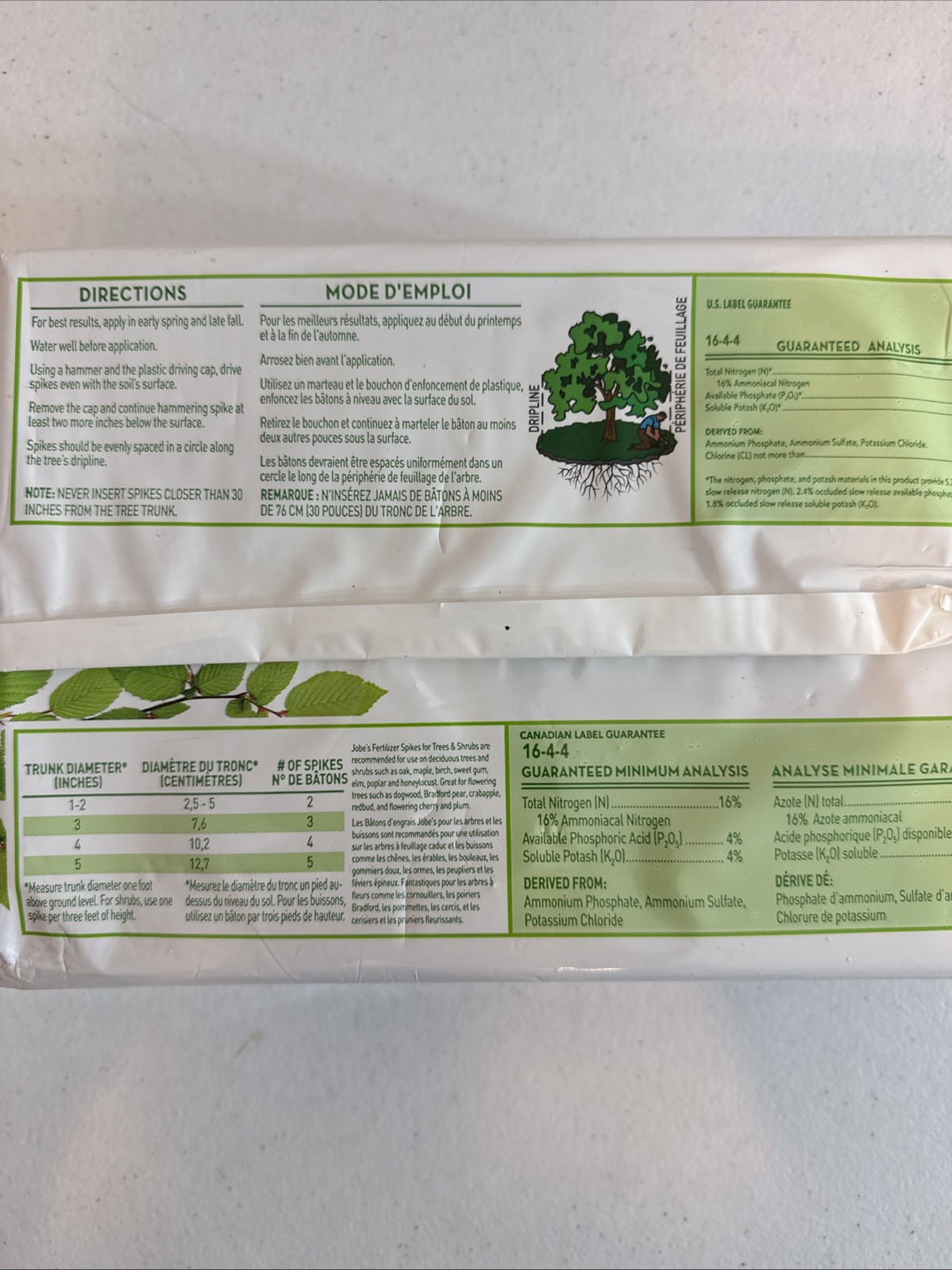 Jobes Fertilizer Spikes 15 Spikes Each Evergreen And Trees And Shrubs Lot Of 2