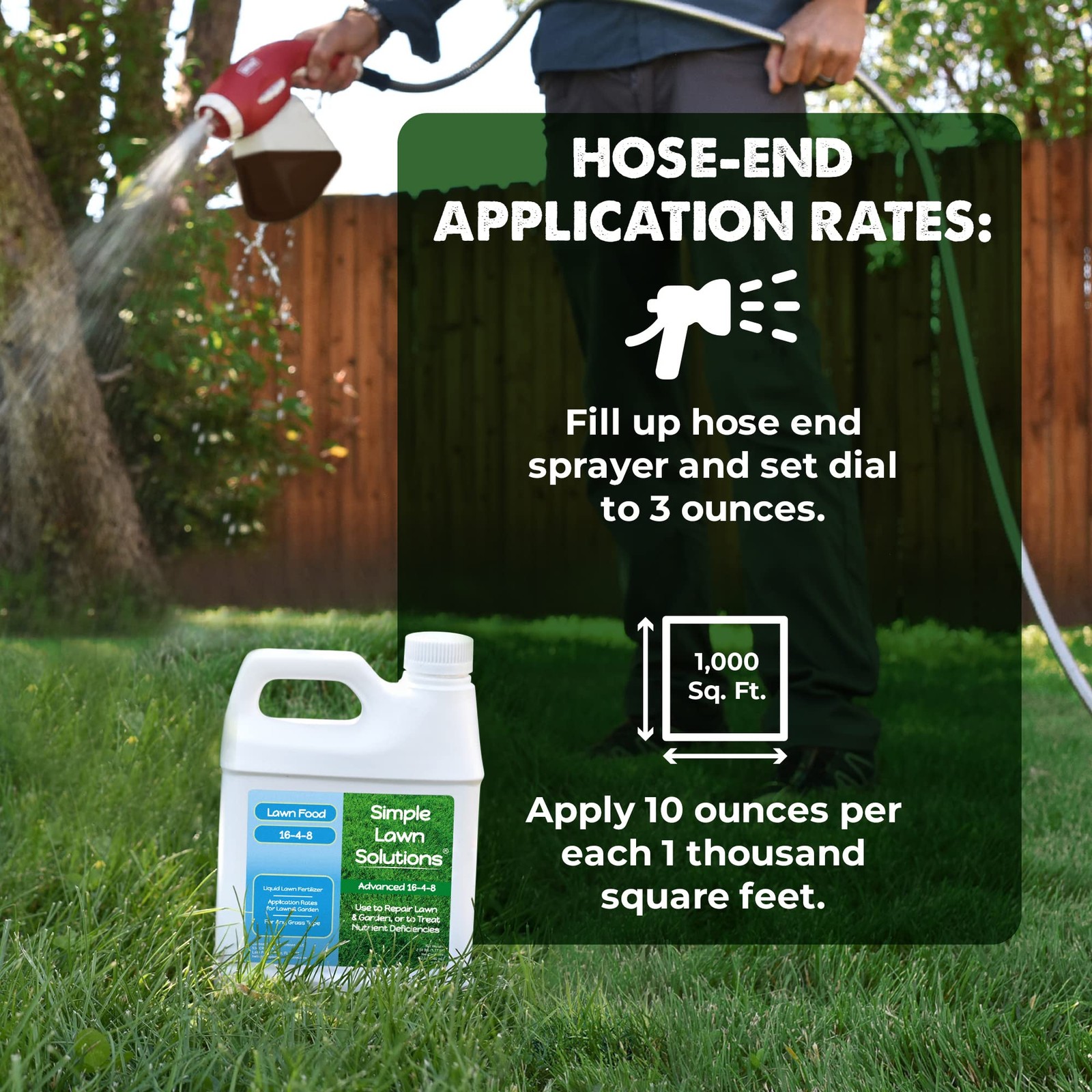 Liquid Lawn Fertilizer 1648 Grass Food Seaweed Fish Concentrated 1 Quart