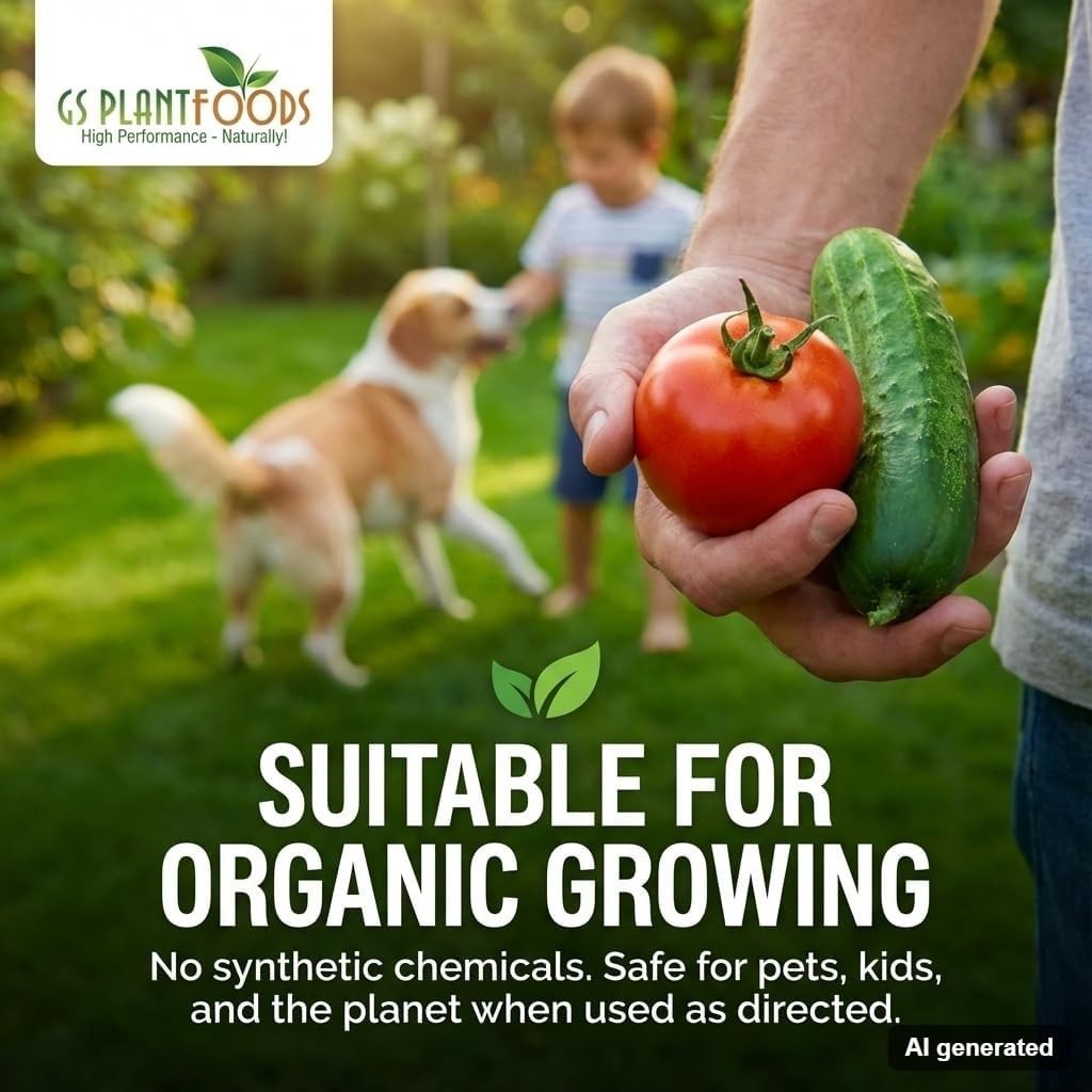 Organic Liquid Fish Fertilizer 1 Gallon – Hydrolyzed Nutrient Boost for Gardens