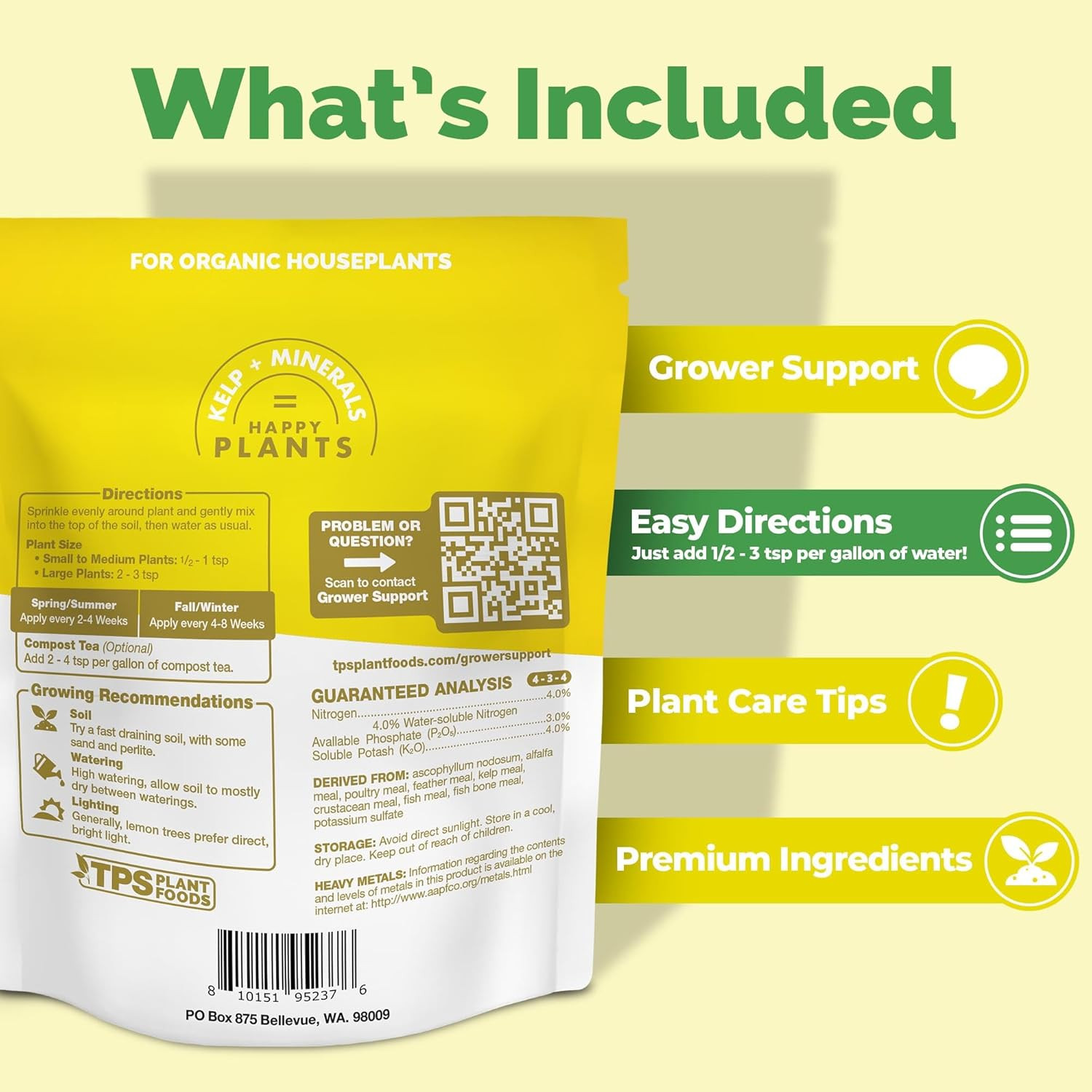 Granular Lemon Tree Fertilizer – Organic Slow Release Plant Food for Faster Grow