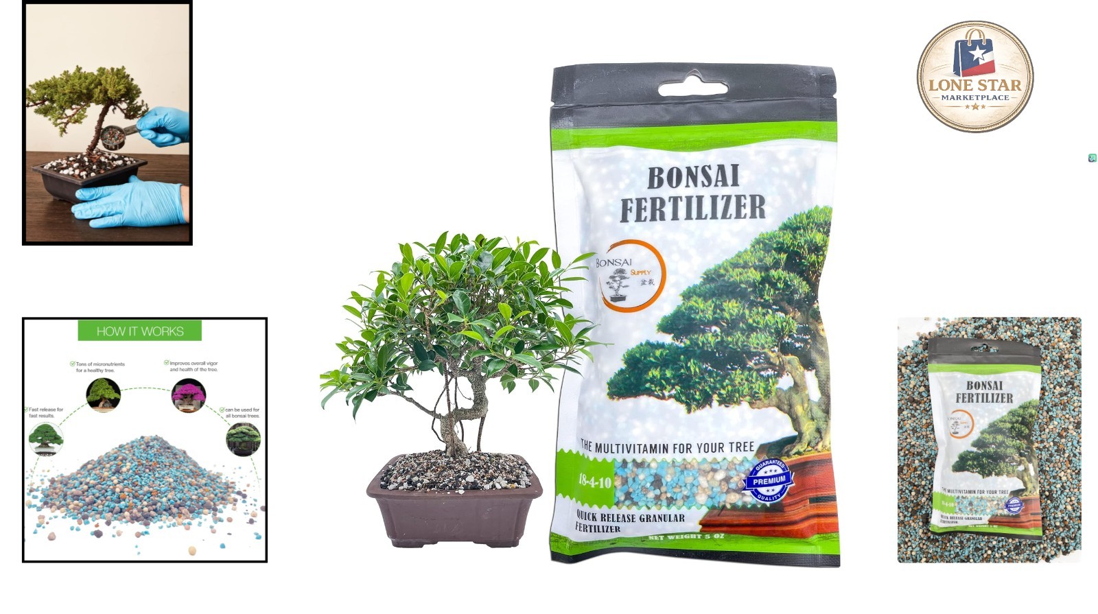 Nurturing 5oz Bonsai All-Purpose Fertilizer – Slow Release for Optimal Tree Care