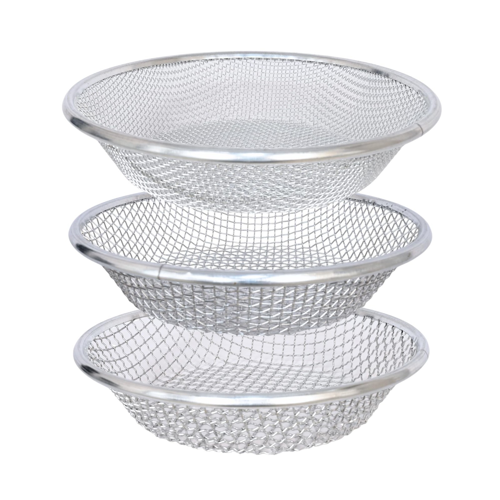 Soil Sifter for Garden Suitable for 5 Gallon Buckets (3 PCS 3/8in,1/4in,1/8in,)