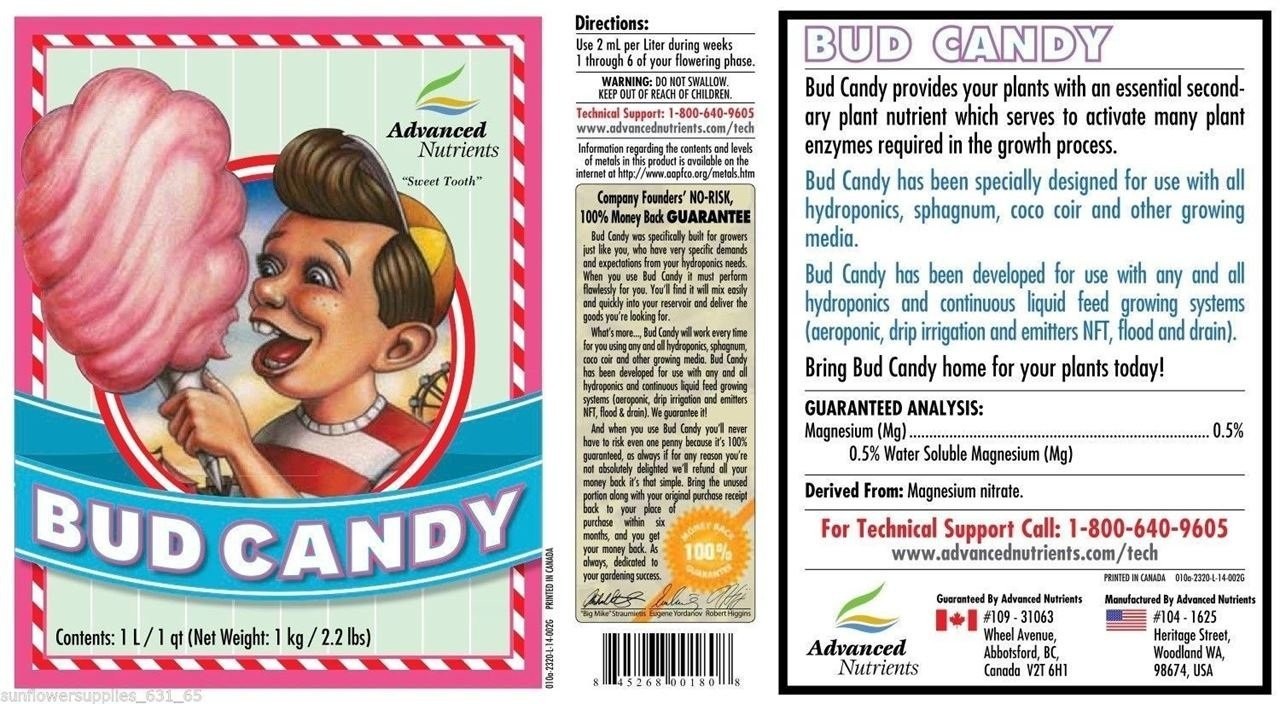 Bud Candy – Carbohydrate Supplement for Plants – 250mL