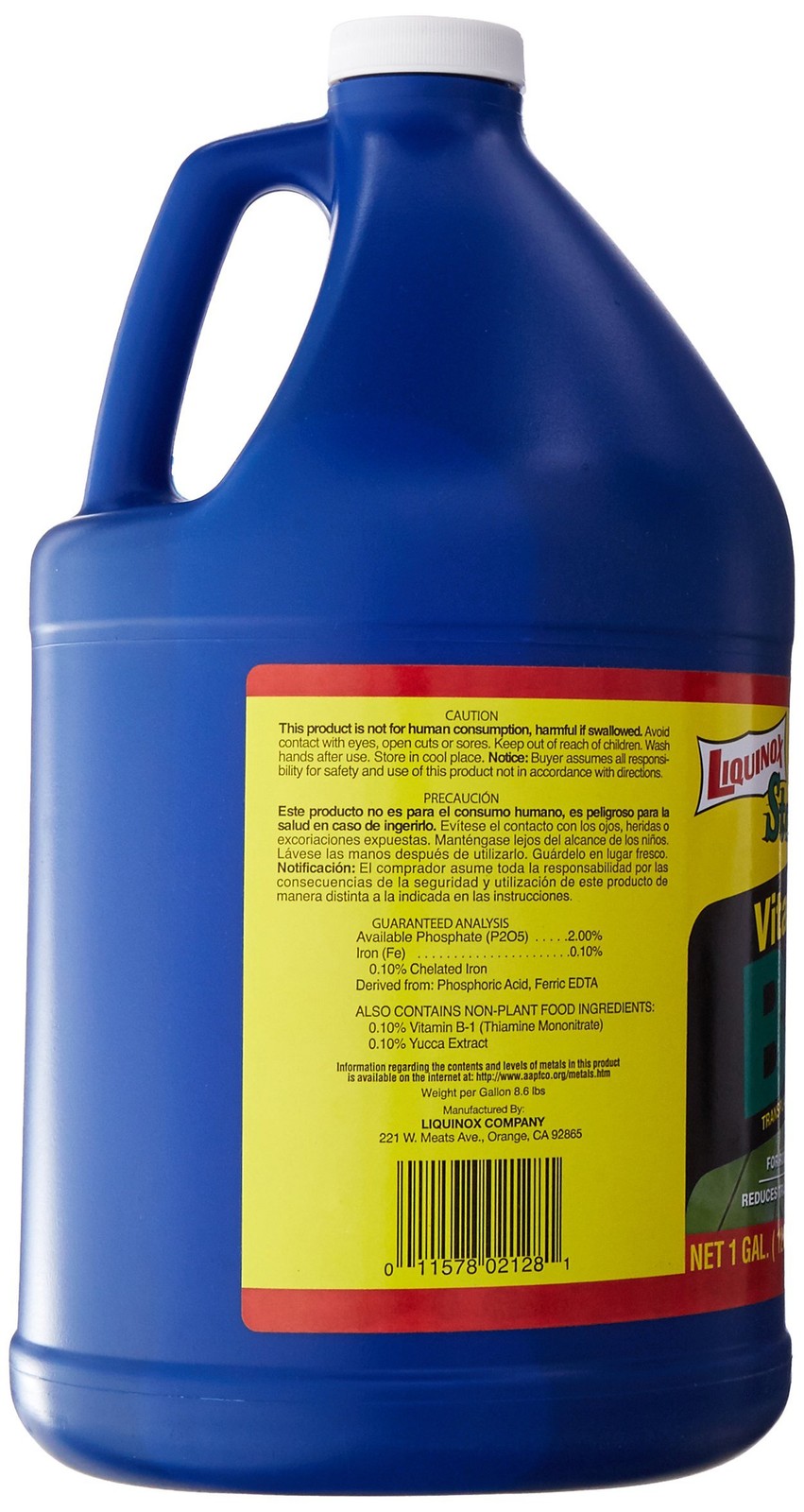 Liquinox 0-2-0 Start with Vitamin B-1, 1-Gallon