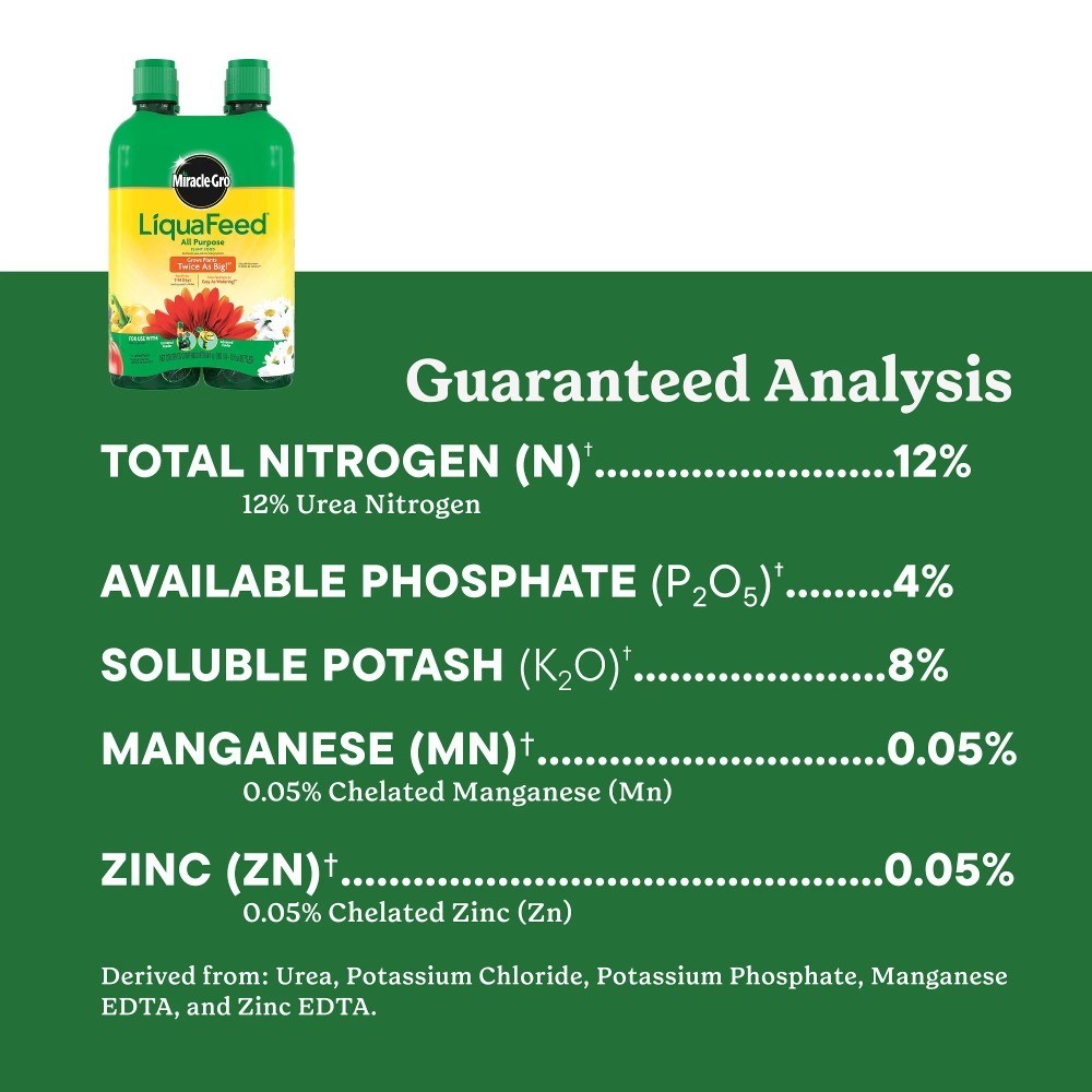 Liquafeed All Purpose Plant Food Refill, 16 oz., 4-Pack
