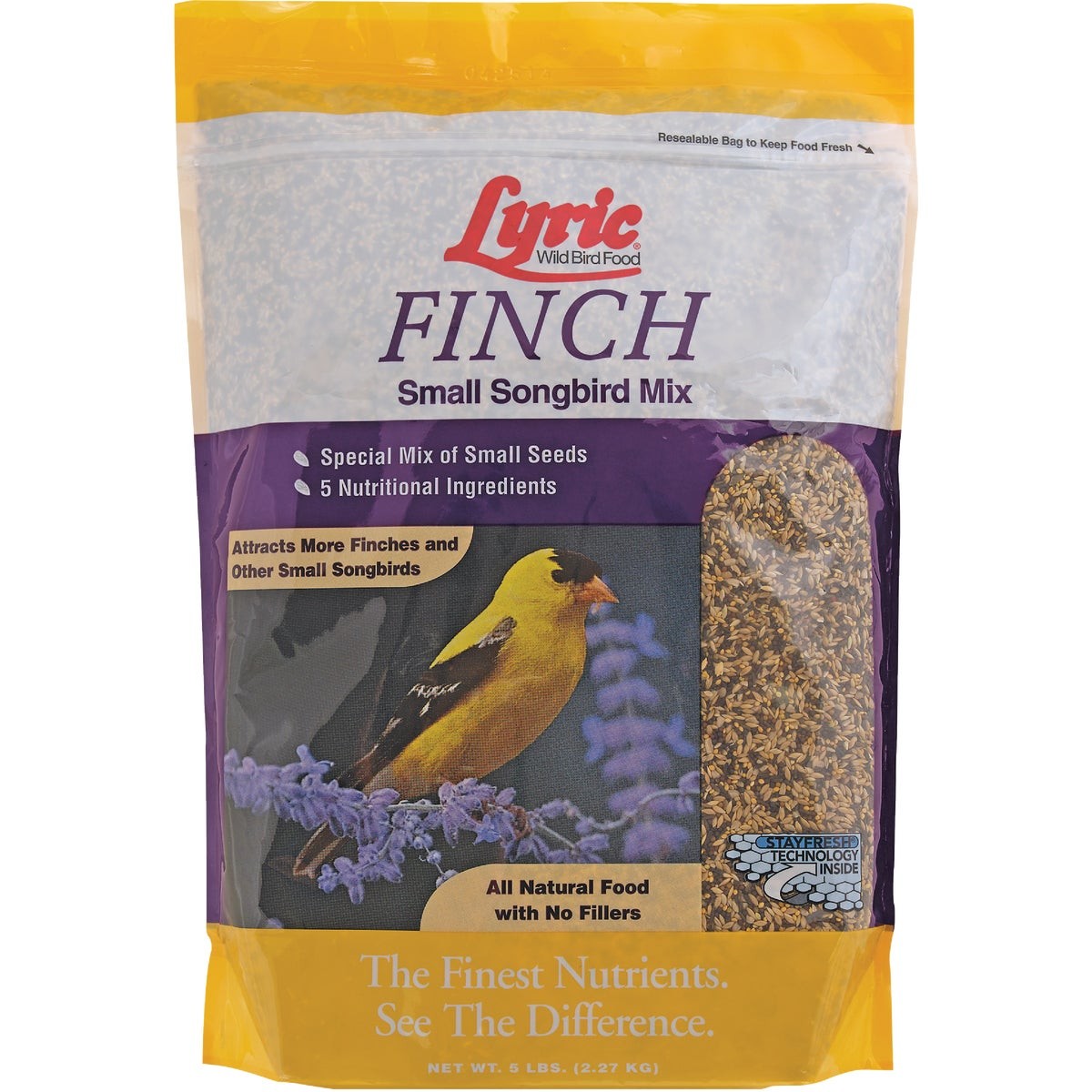 Lyric 5 Lb. Finch Small Songbird Wild Bird Mix 2647404 Lyric Lyric� 2647404