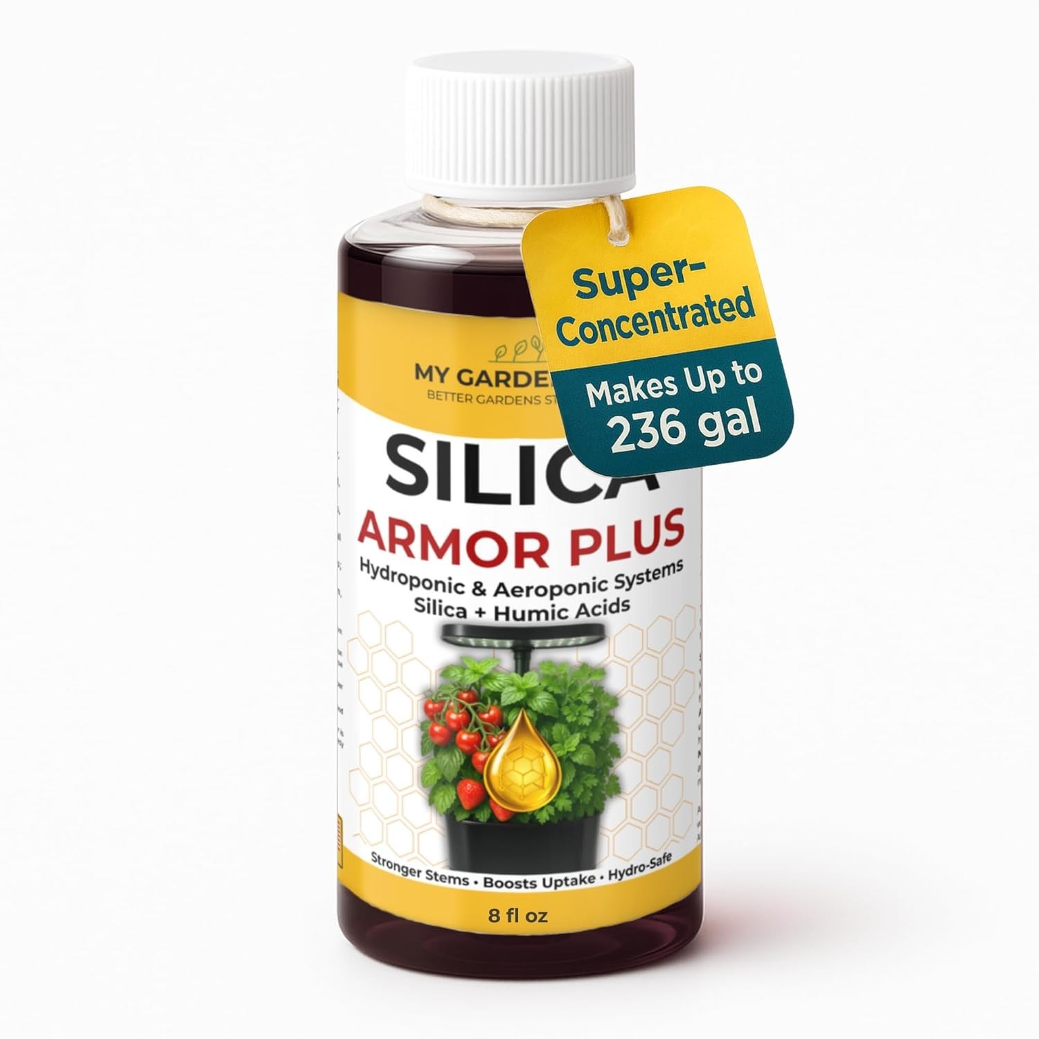 Silica + Humic Acids Liquid Fertilizer 0-0-4 | Hydro, Soil, Coco, Aquaponic Safe