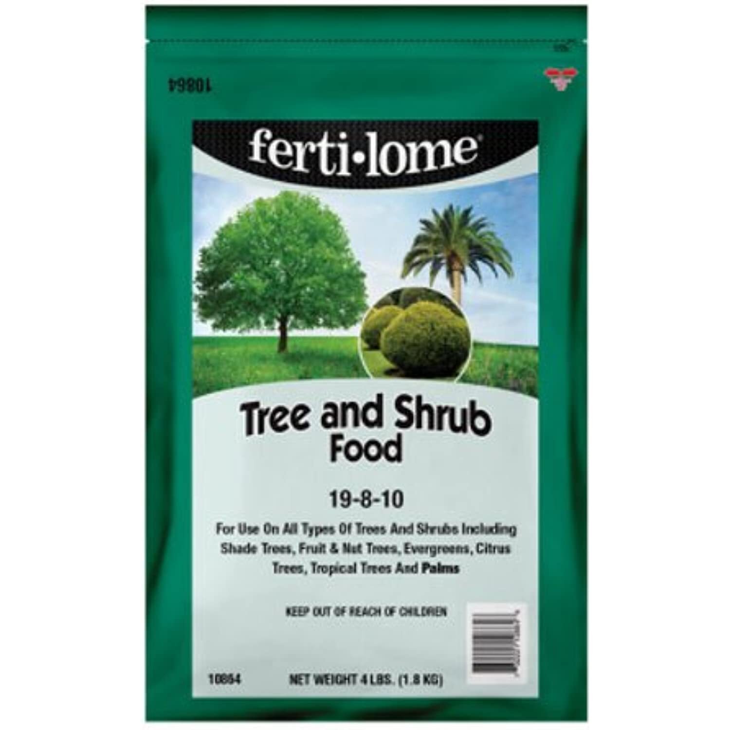 Voluntary Purchasing Group Fertilome 10864 Tree and Shrub Food, 19-8-10, 4-Pound