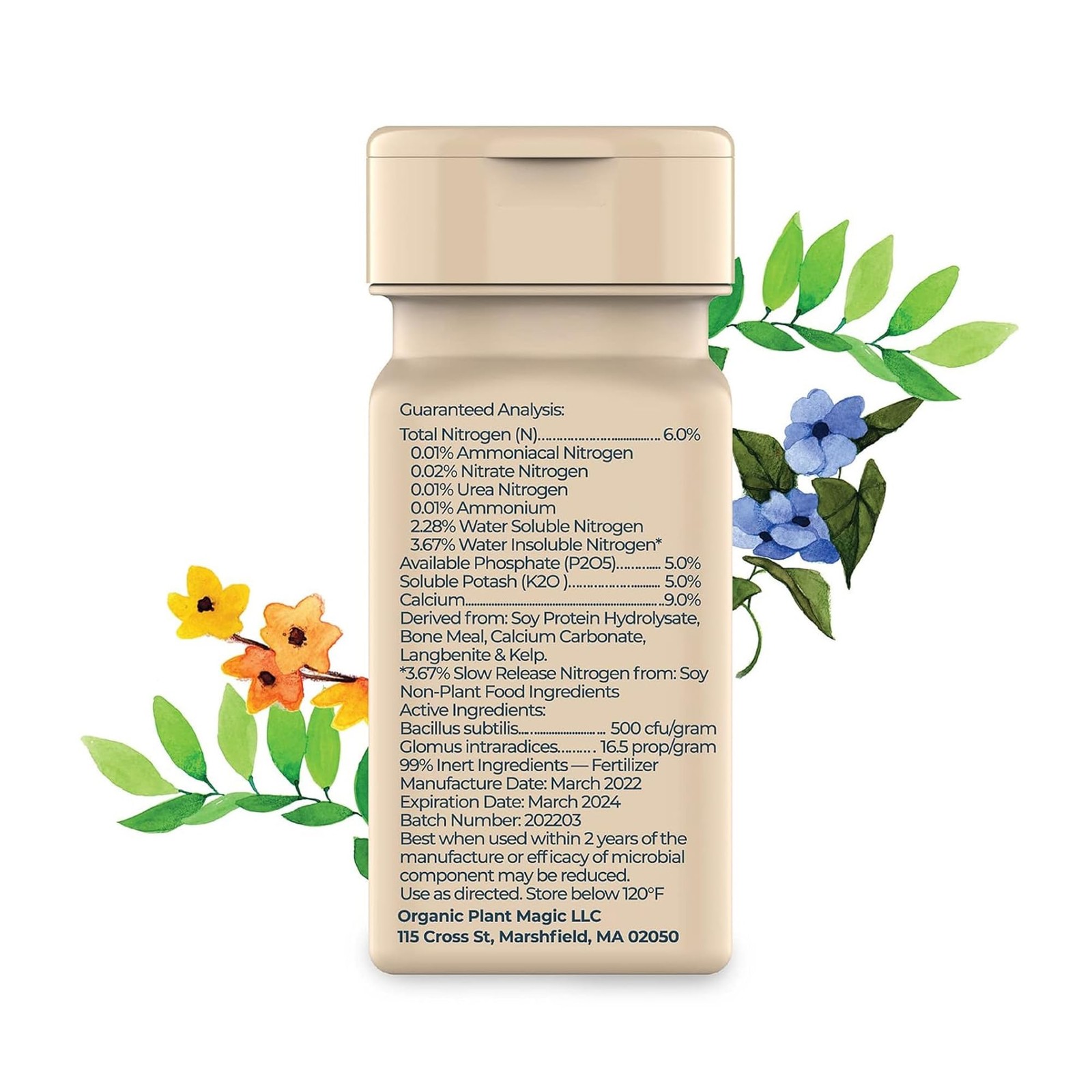 – Truly Organic™ Easy to Use Soluble Plant Food Shaker: All-Purpose Fertilize…