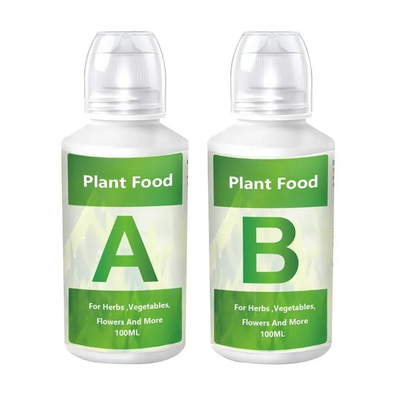 Fertilizer a and B Hydroponic Garden Plant Food Plant Fertilizer for Flowers Veg