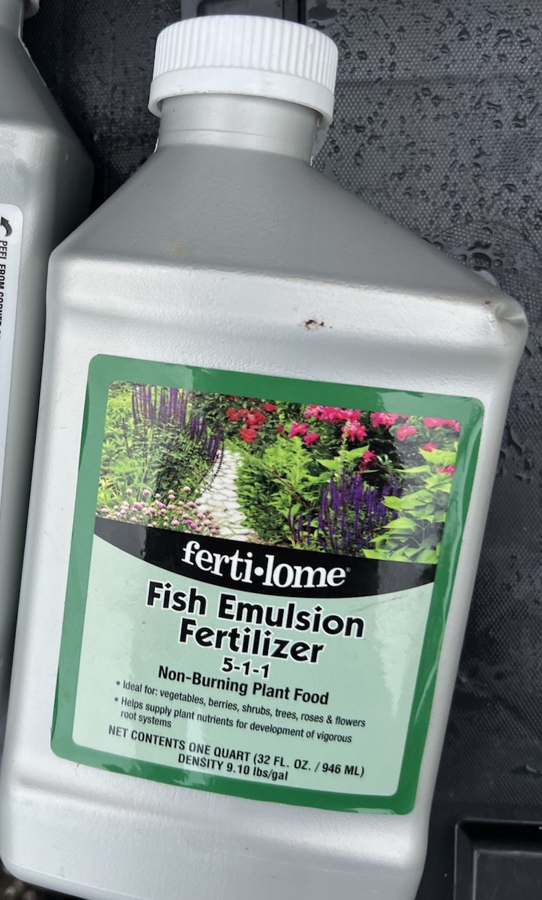 Fertilome Fish Emulsion 5-1-1 Garden Fertilizer Concentrate, 32fl oz
