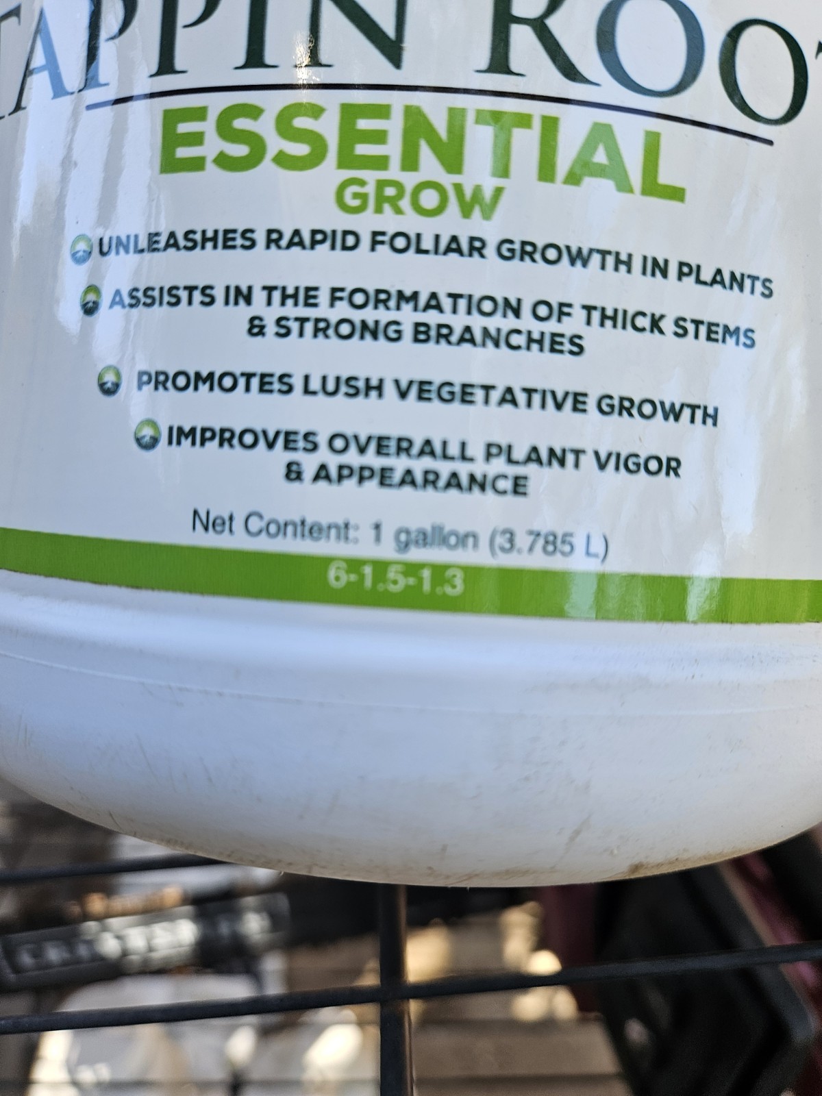 Tappin’ Roots Essential Grow NEW 1 gallon Tappin Hydroponics Organic Gardening