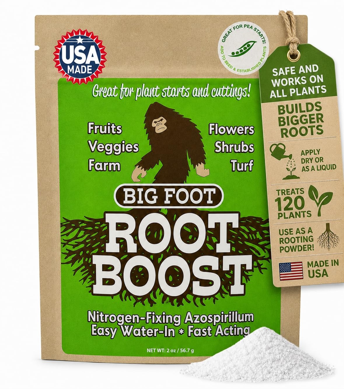 Probiotic Root Boost Water Soluble Powder for Established Plants and Transpla…