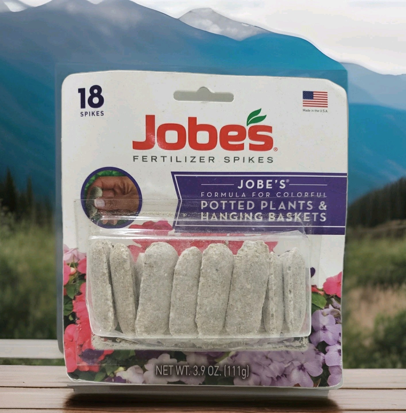 18 in 1 pack Jobes Fertilizer Spikes Potted plants and Hanging Baskets 8-9-12