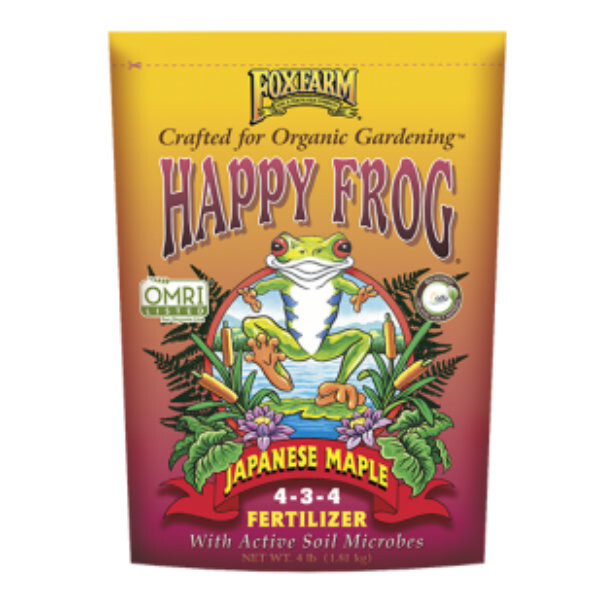 Happy Frog Japanese Maple Fertilizing Granules 4 – 3 – 4 ( 4 lbs ) OMRI Listed