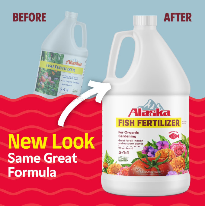Alaska Fish Fertilizer 5-1-1 Plant Food, 1 gal