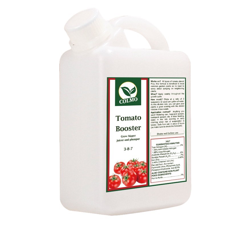 Tomato Booster Fertilizer (32Oz) – Super Concentrated – 3:8:7 Ratio Fortified wi