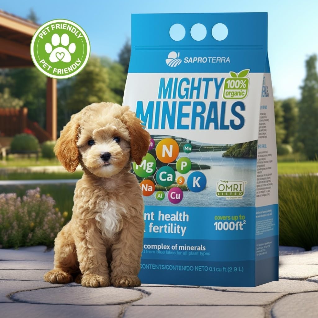 Mighty Minerals 5-lb 1000-sq ft 2.73-Organic Natural Lawn Starter Fertilizer