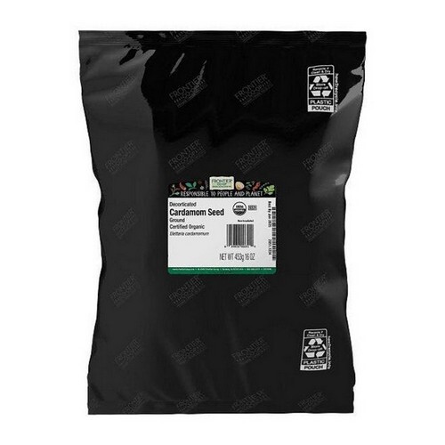 Organic Ground Cardamom Seed 16 Oz By Frontier Coop