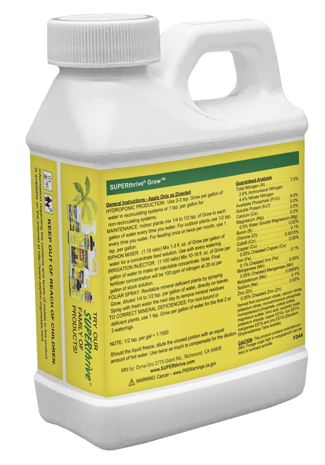 “Premium Liquid Plant Nutrients for Optimal Growth 8 oz Bottle”