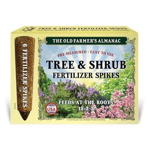Old Farmer’s Almanac Natural Tree & Shrub Fertilizer Spikes 6-Count 1.5 lbs