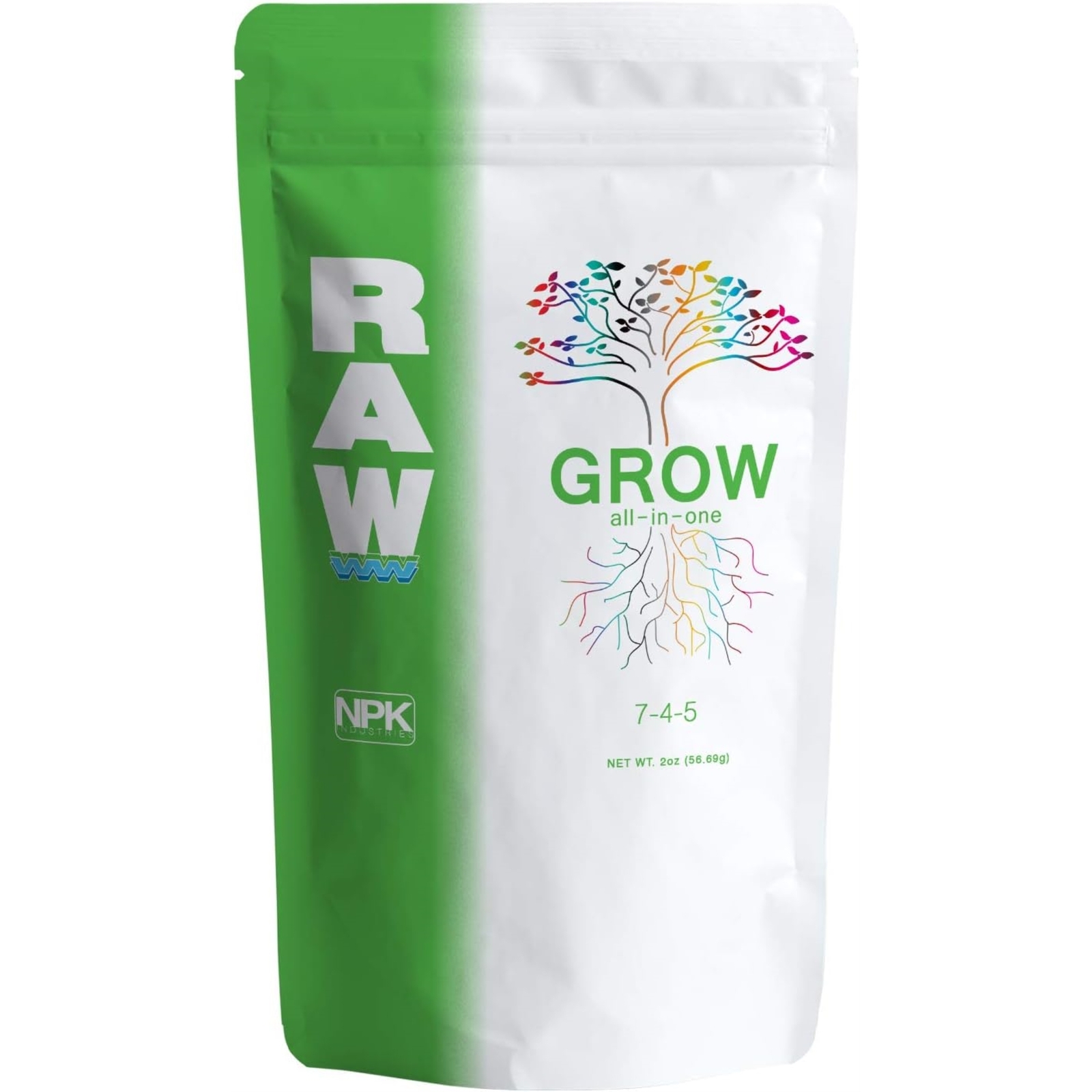 RAW Grow All-In-One Water-Soluble Fertilizer, 2oz