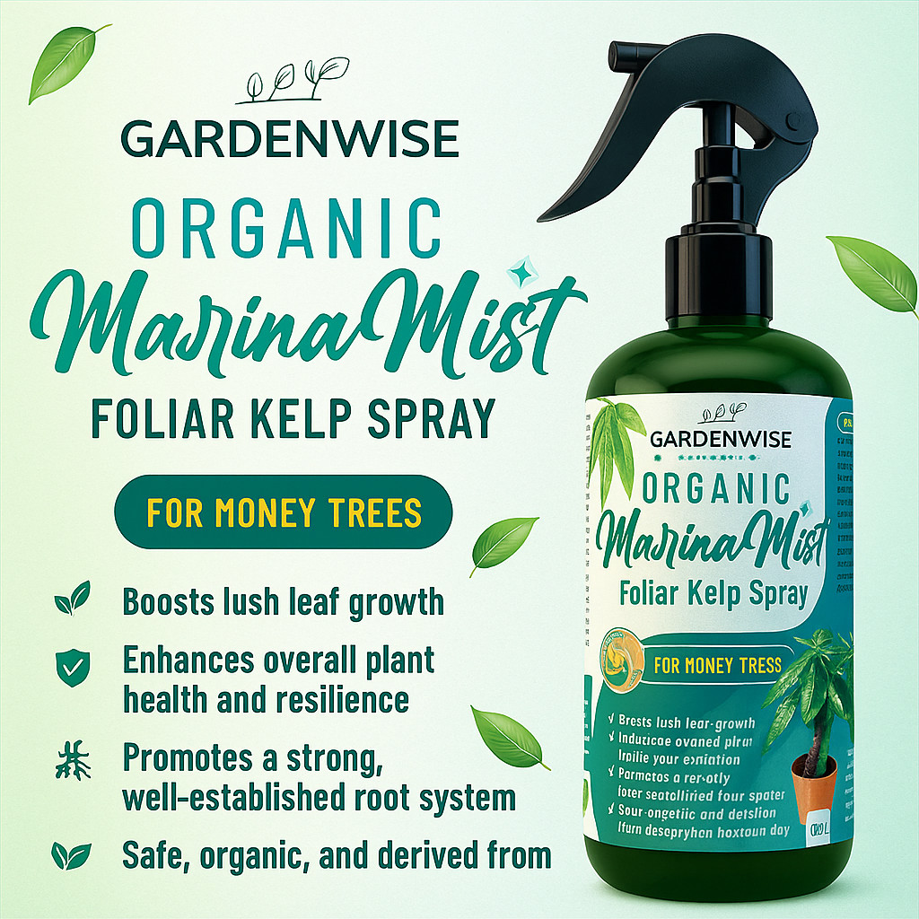 Organic Marina Mist Money Tree Spray | Liquid Kelp Plant Food 8–16 oz