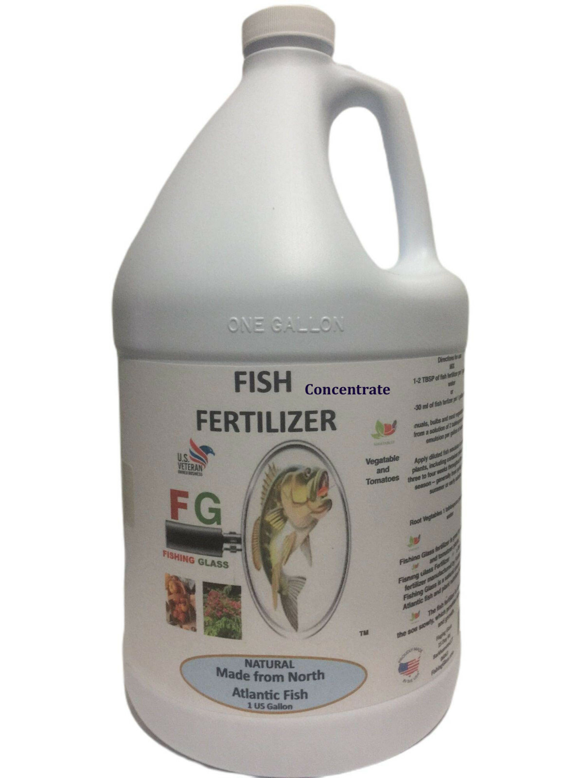 Fishing Glass Organic North Atlantic Fish Fertilizer 1 Gallon – Concentration