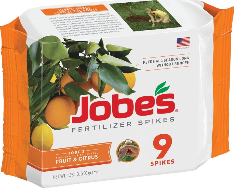 Jobes 01312 Fertilizer Spike Box, Spike, Brown, Slight Ammonia Box