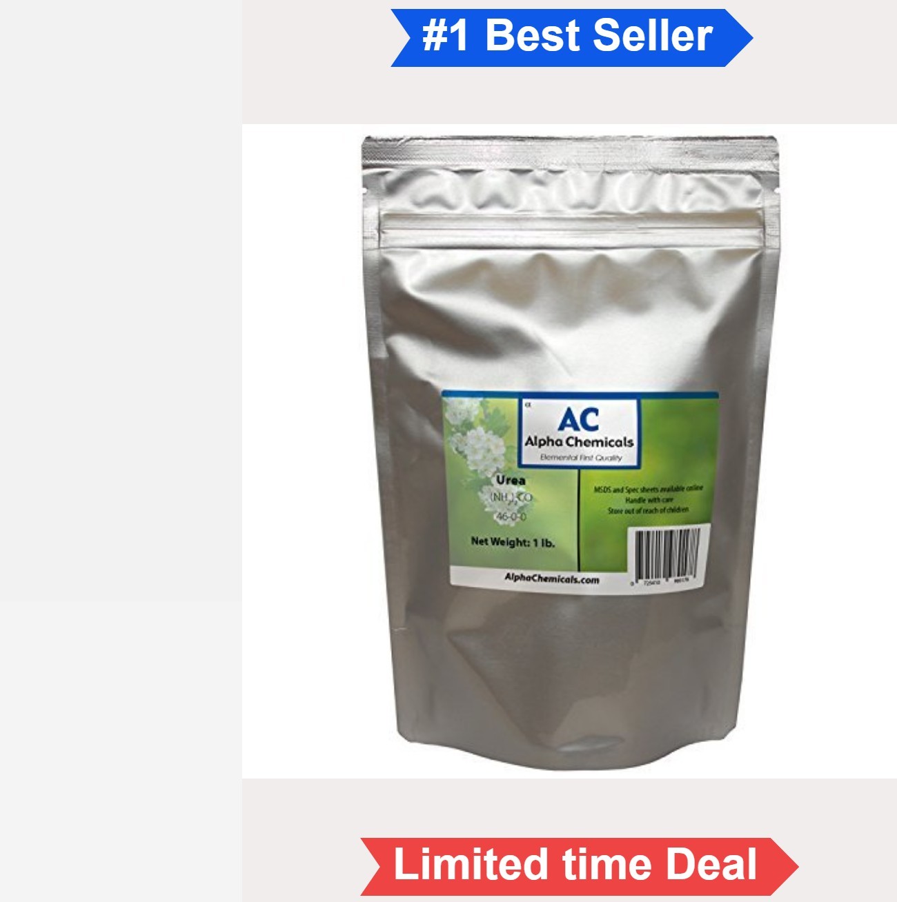 Urea Fertilizer 46-0-0 Fine Prill Powder 1 Pound For Plant Growth Gold Refining