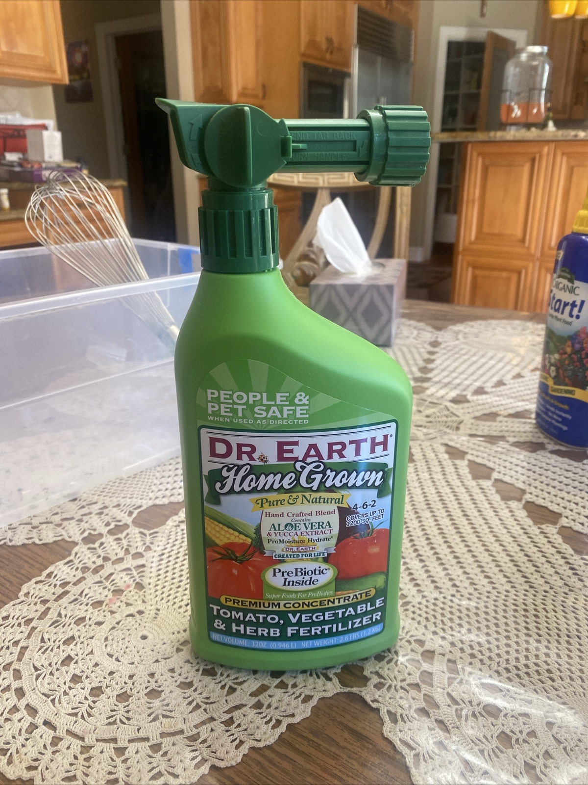 Dr. Earth Home Grown Tomato, Vegetable & Herb Fertilizer 4-6-2 32oz