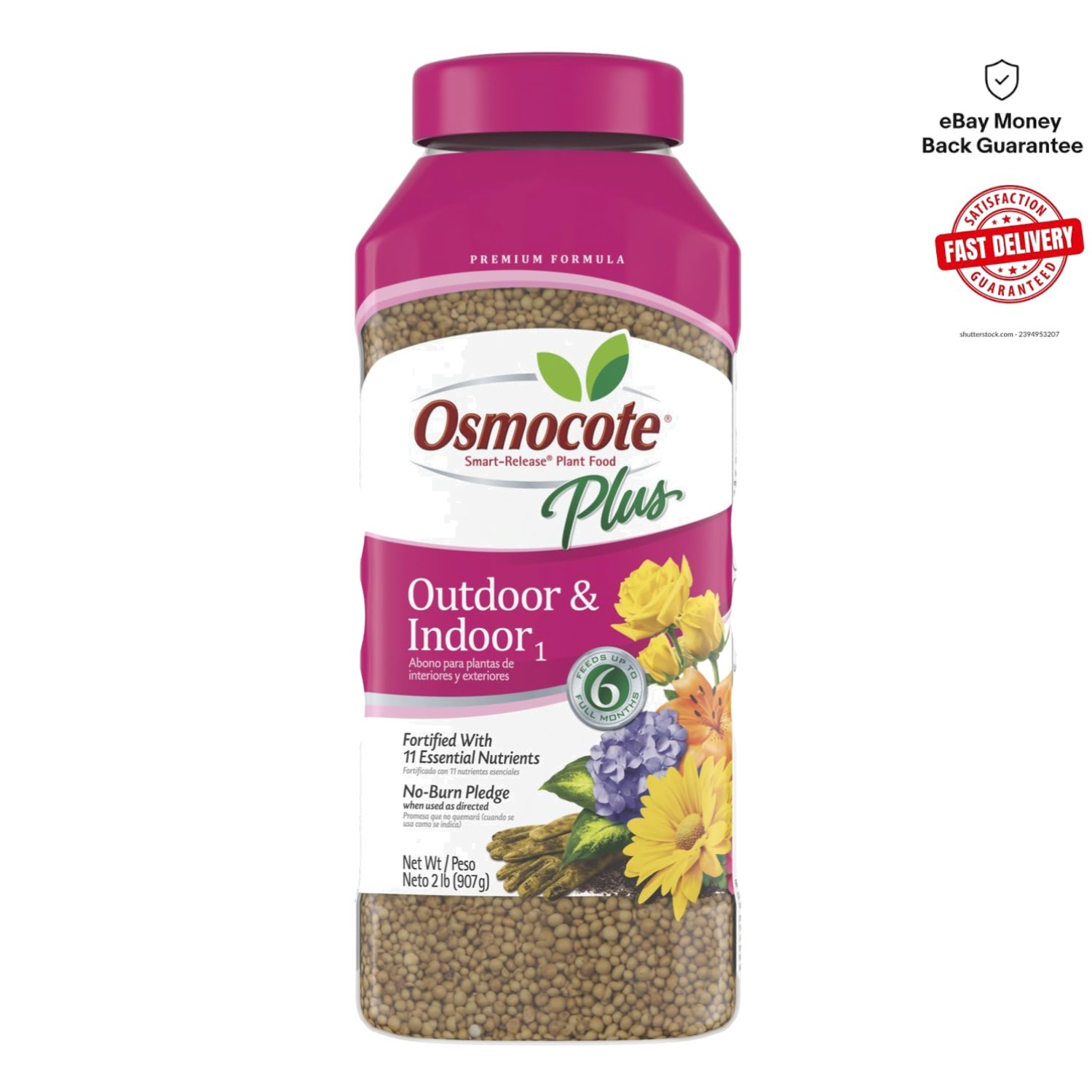Smart-Release Plant Food 2 lbs – Continuous Granular Fertilizer for All Plants