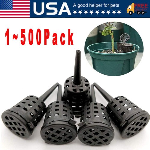 1~500pcs Bonsai Fertilizer Baskets with Lid Portable Fertilizer Mesh Baskets Lot