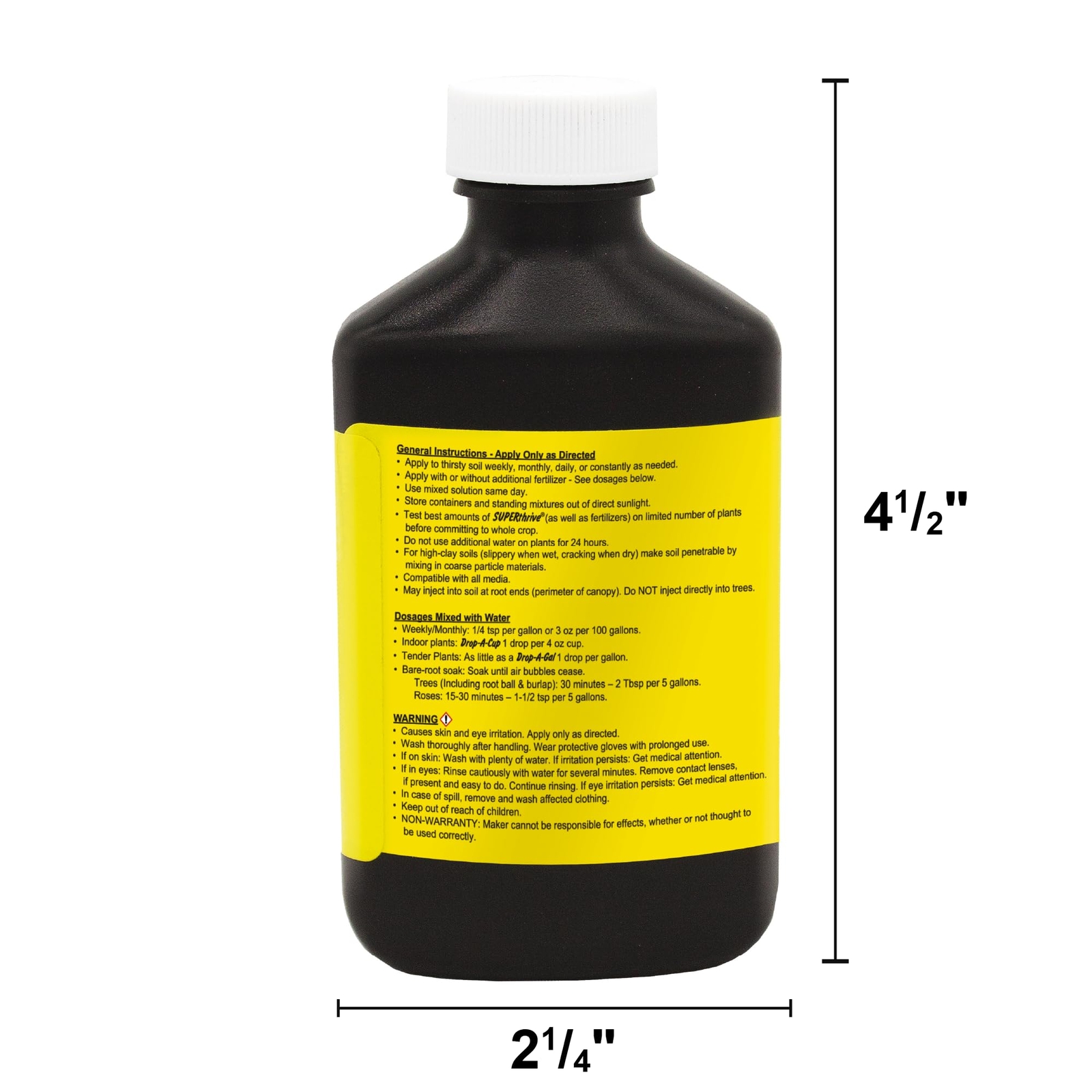 SUPERthrive Non Toxic Yellow Fertilizer 4 Ounces Kelp Based Transplant Aid