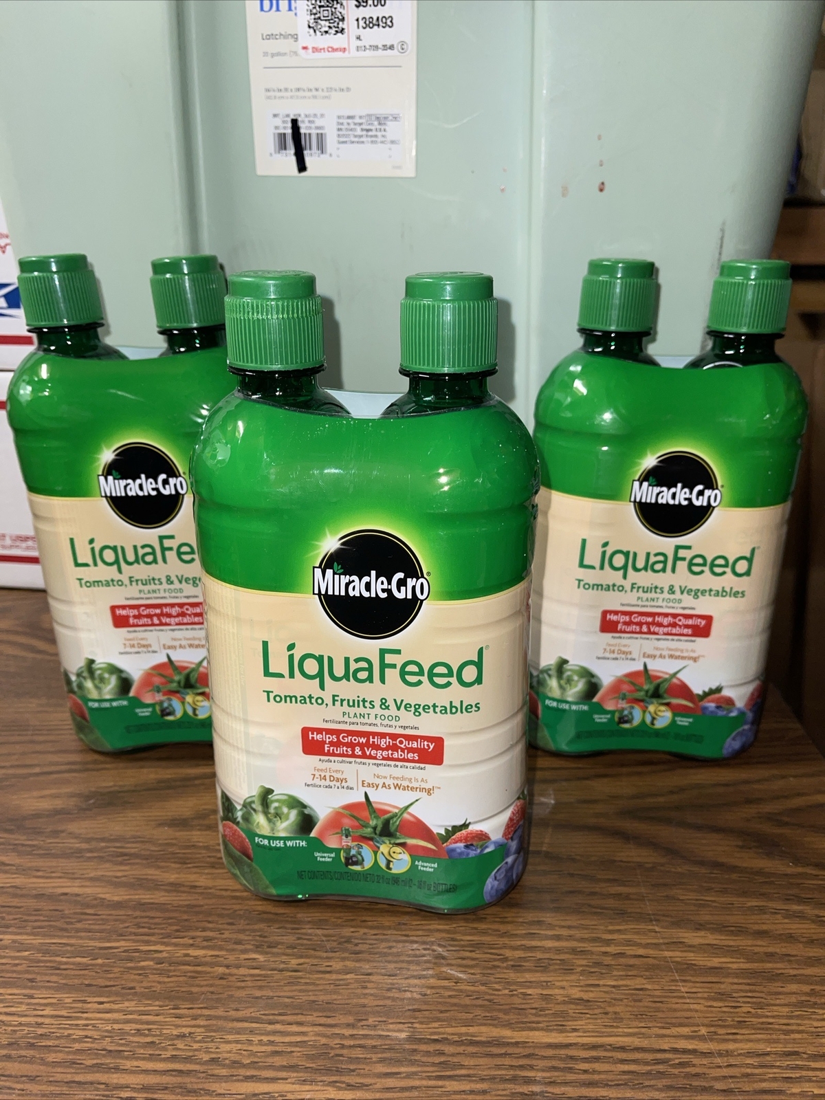Miracle Gro 1004402 2 Ct. 16 oz Liquafeed Tomato Fruit Vegetable Refill 3 Pack