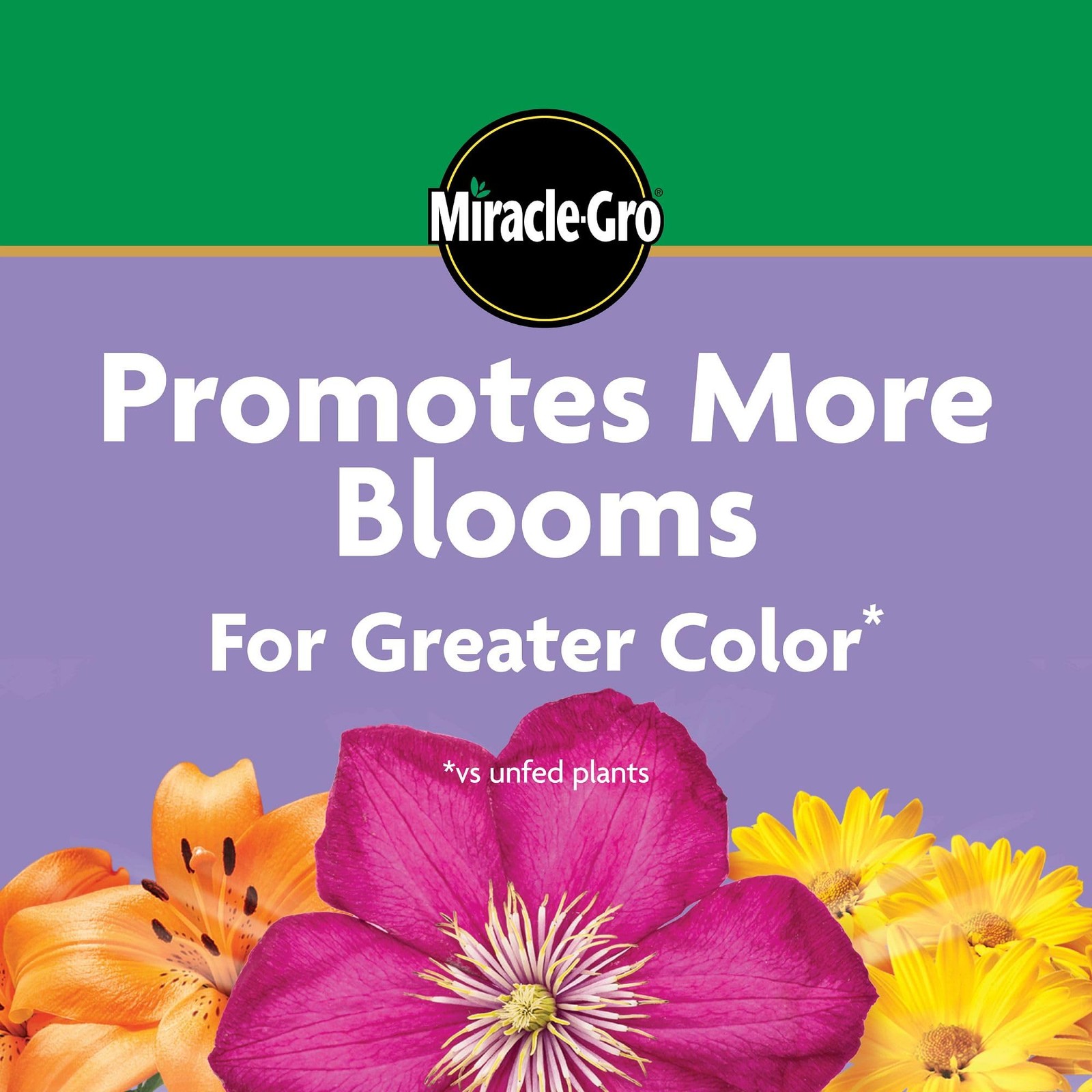 Miracle-Gro Water Soluble Bloom Booster Flower Food 4 lb 4 lb.