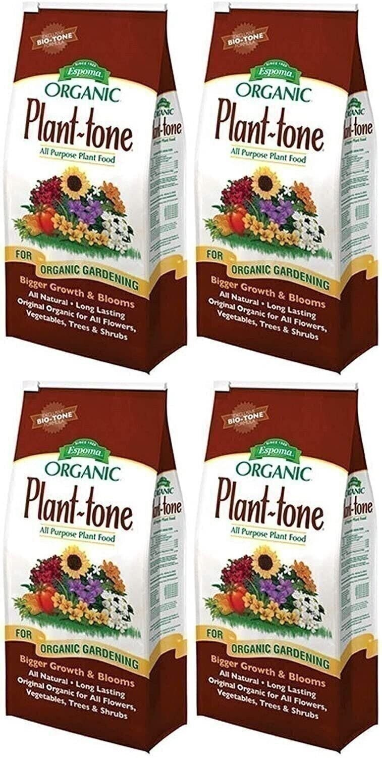 Espoma PT4 4-Pound Plant-Tone Organic 5-3-3 Plant Food – 4 Pack