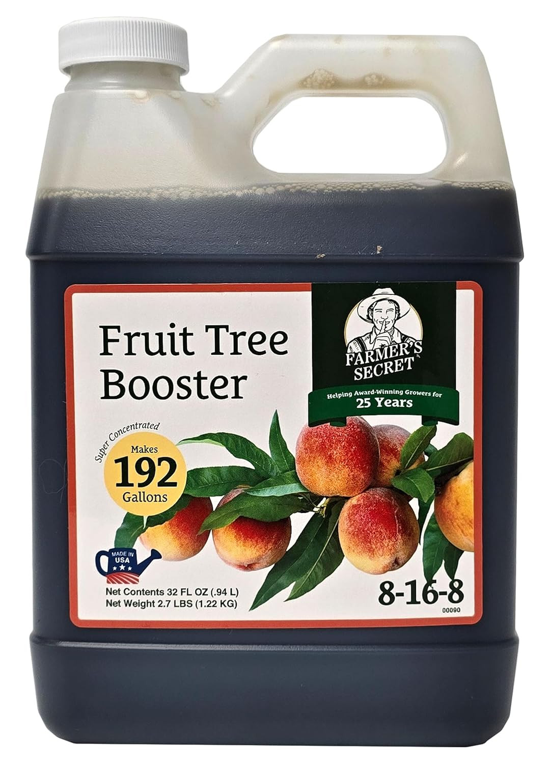Fruit Tree Booster Fertilizer (32Oz) – Super Concentrated and Phosphorus Rich –