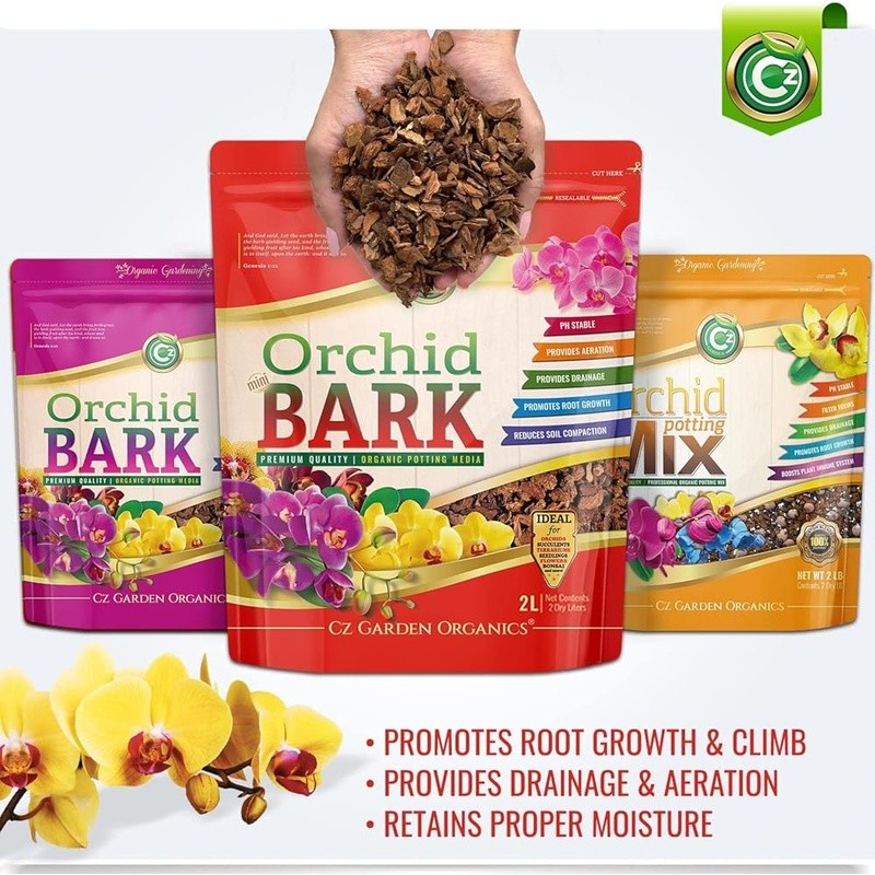 OMRI Listed All Natural Fir Bark Soil Amendment Healthy Plant Growth Drainage US